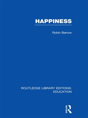 cover image of Happiness (RLE Edu K)